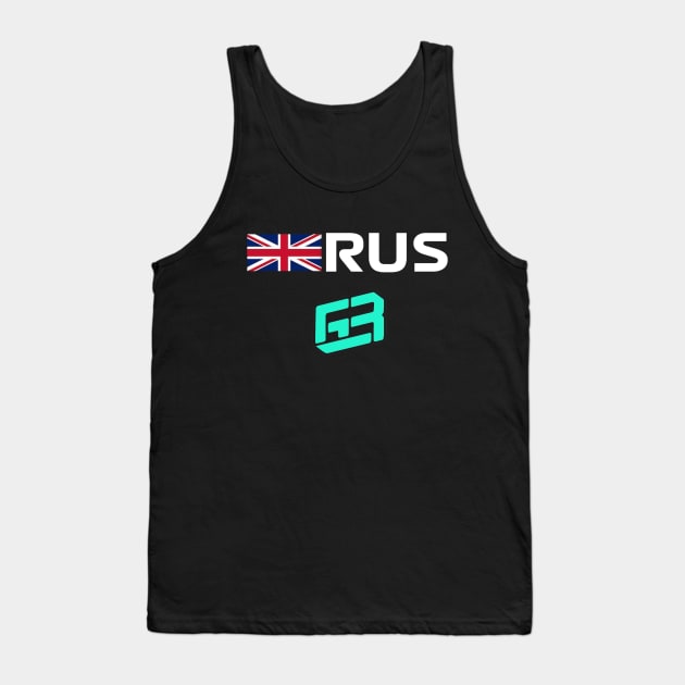 RUS - Russell F1 TV Graphic Tank Top by autopic